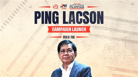 ping lacson for president.